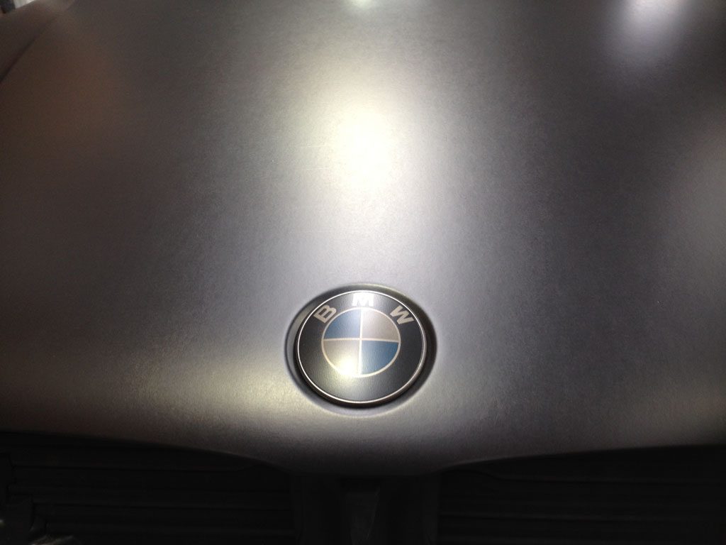 BMW 1 Series Conv: Black Satin Wrap