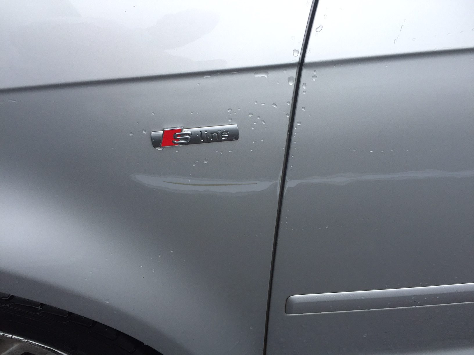 Vandalised Audi A3: Facelift