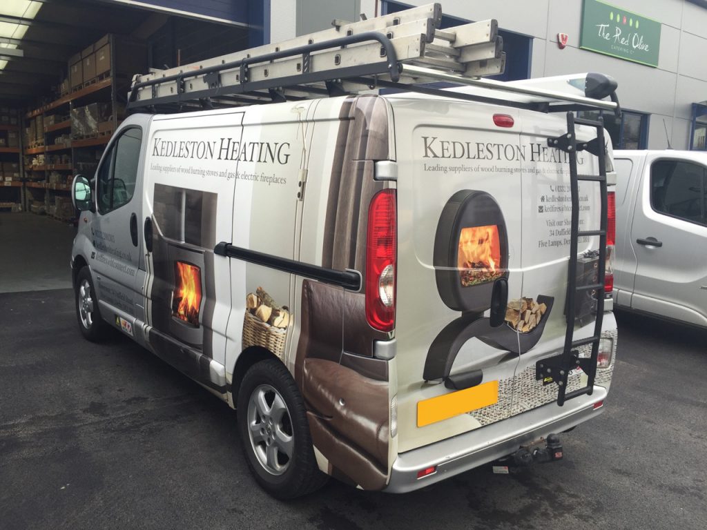 Kedleston Heating: Van Signage (Vivaro)