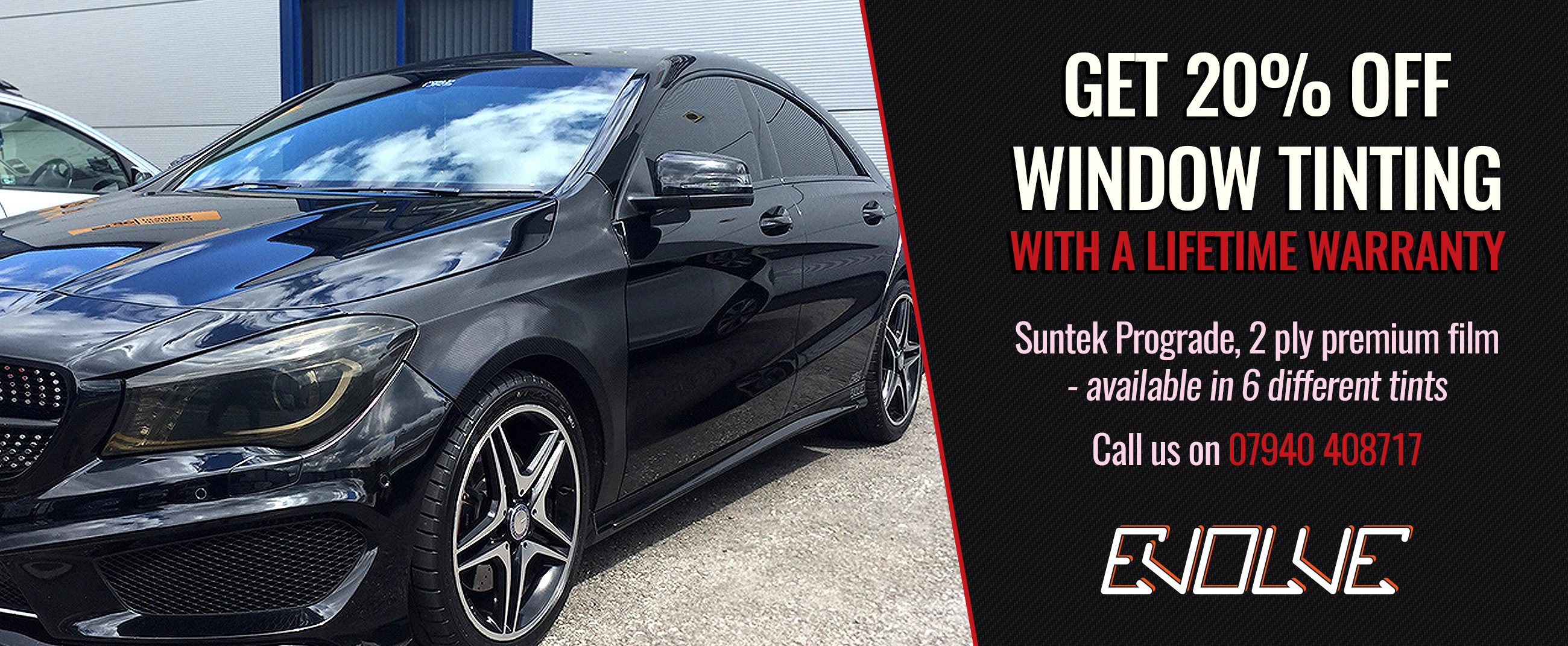 Window Tinting Derby - Evolve Automotive