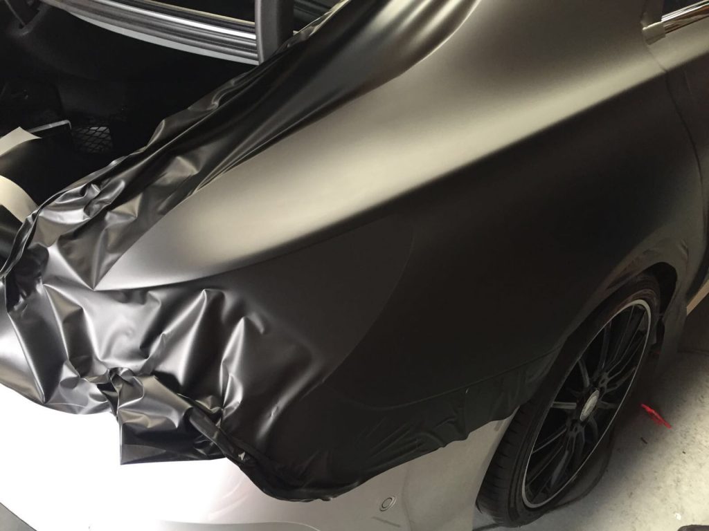 Mercedes Benz CLA: Full Matte Wrap, Light & Window Tints